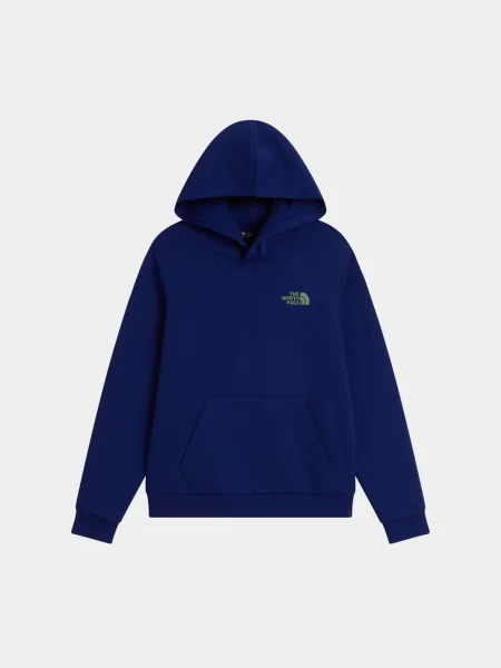Дитяче Худі The North Face TEEN B OUTDOOR REGULAR HOODIE бавовна/поліестер синій