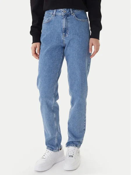 Karl Lagerfeld Jeans Blugi Mom Fit albastru