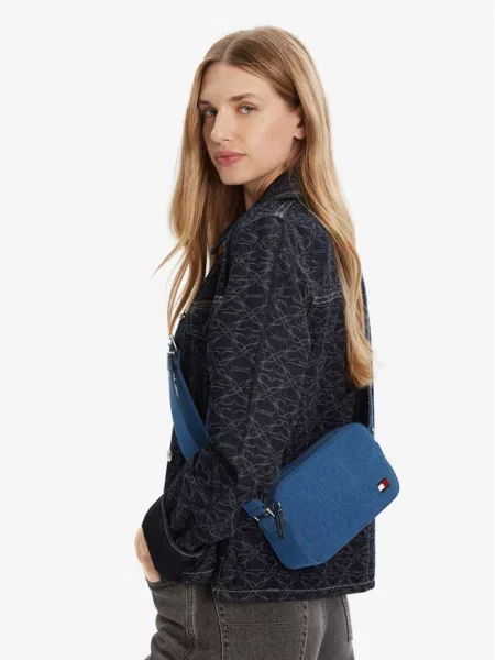 Tommy Jeans Torebka Tjw Cool Denim Camera Bag niebieski