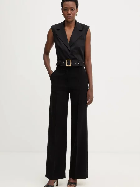 Жилет із додаванням вовни Karl Lagerfeld однобортний чорний