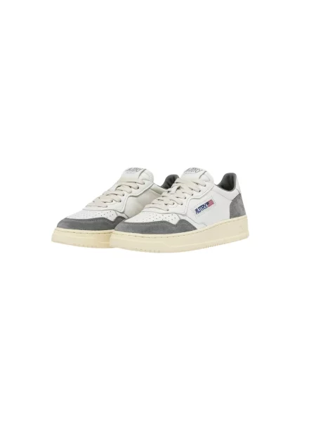 Sneakersy Autry zamszowe casual białe