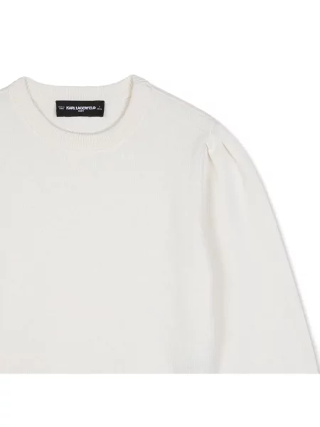 Sweter dziecięcy Karl Lagerfeld biały