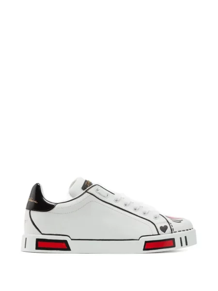 Sneakerși Dolce & Gabbana Portofino alb