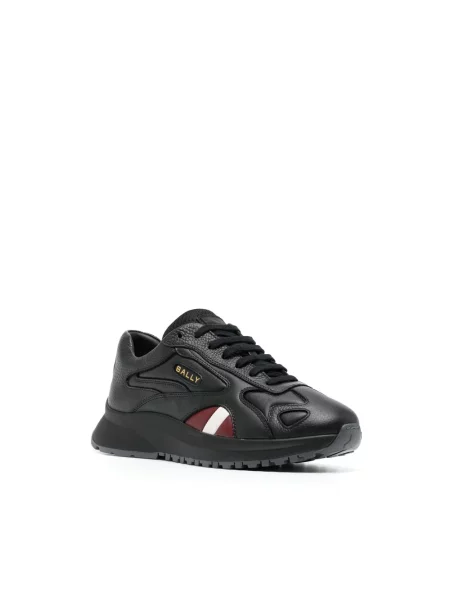 Sneakersy Bally skórzane czarne