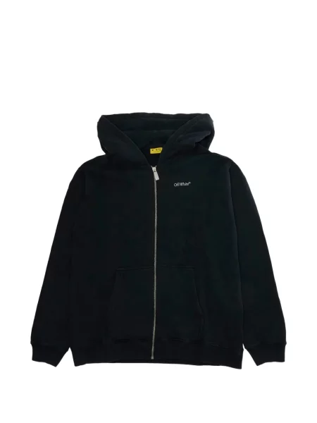 Dětska mikina s kapucí Off-white bílá