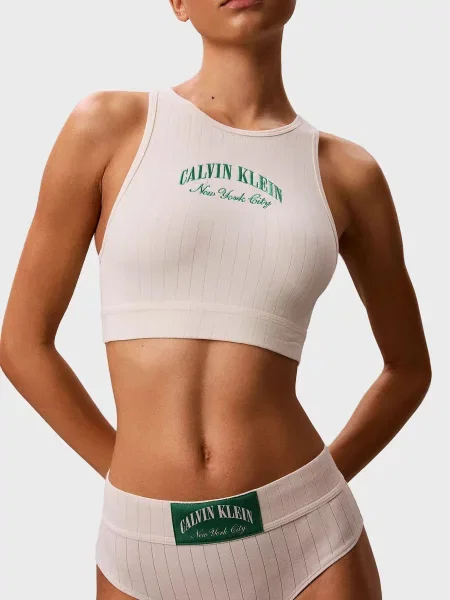 Без підкладки бюстгальтер Calvin Klein білий