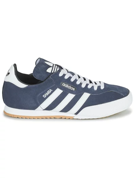 Pantofi Adidas din piele de căprioară albastru