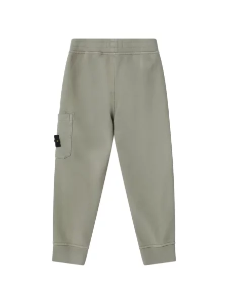 Spodnie dziecięce Stone Island zielone