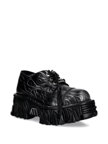 Sneakerși New Rock cu imagine negru