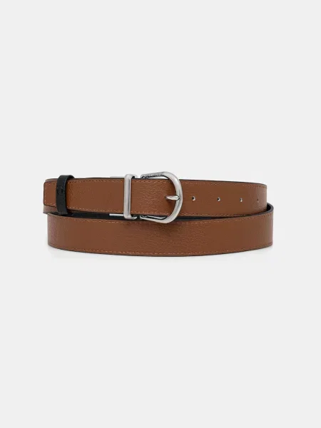 Coccinelle skórzany dwustronny MAN SOFT E3 MUK 81 26 01 czarny