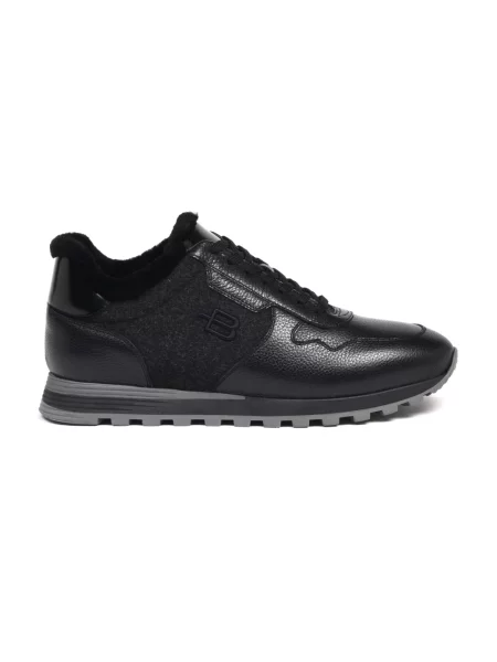 Sneakersy Baldinini skórzane czarne
