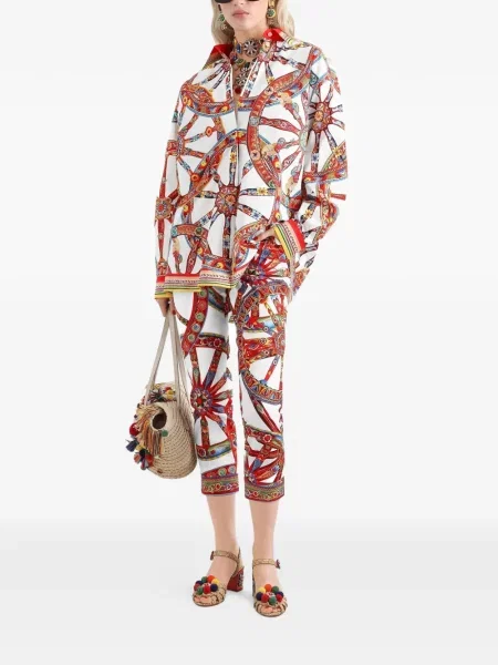 Puplin ing Dolce & Gabbana nyomtatás fehér