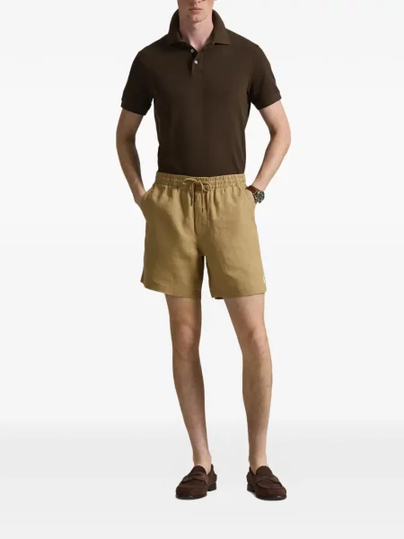 Șapcă Polo Ralph Lauren cu broderie din țesătură twill în carouri albastru