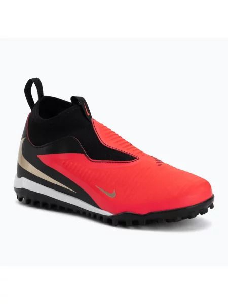 Încălțăminte de fotbal pentru copii Nike Jr. Phantom 6 High Academy bright crimson/bright crimson/black negru