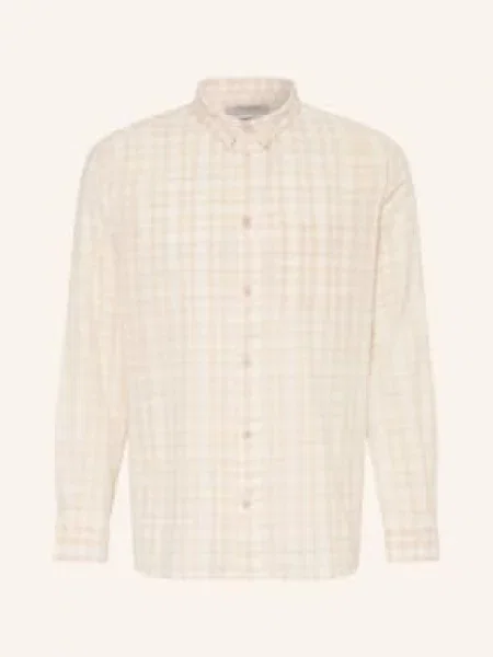 Allsaints Košile Toya S Volným Střihem béžová bílá