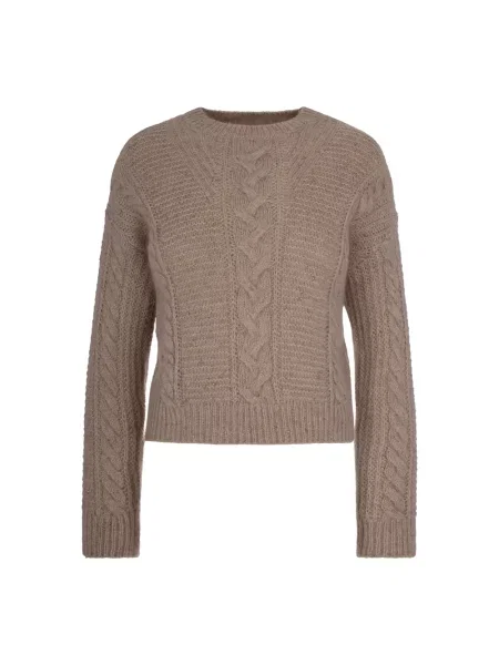 Sweter Max Mara Studio wełniany beżowy