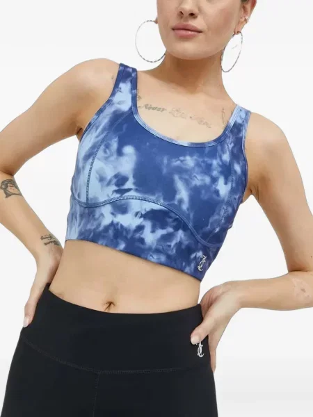 Sutien sport Juicy Couture cu legături albastru
