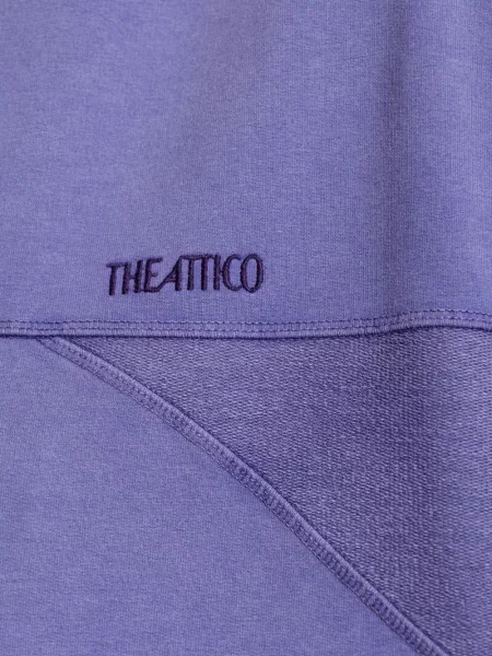 Hanorac The Attico cu broderie violet