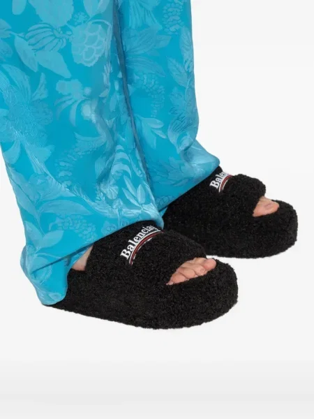 Sandale Balenciaga cu broderie cu platformă