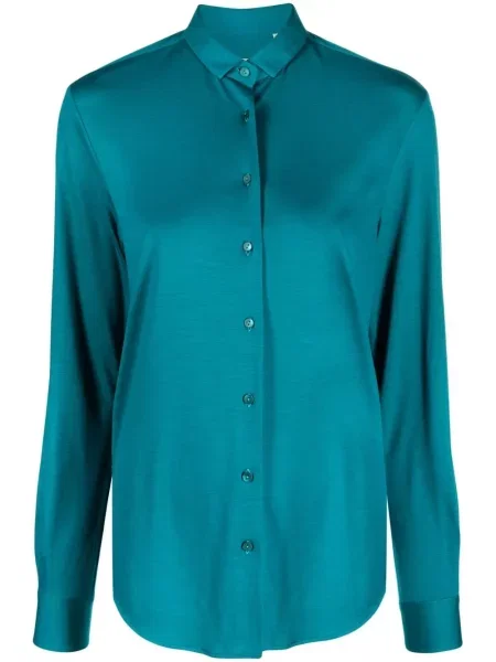 Koszula Xacus wełniana niebieska