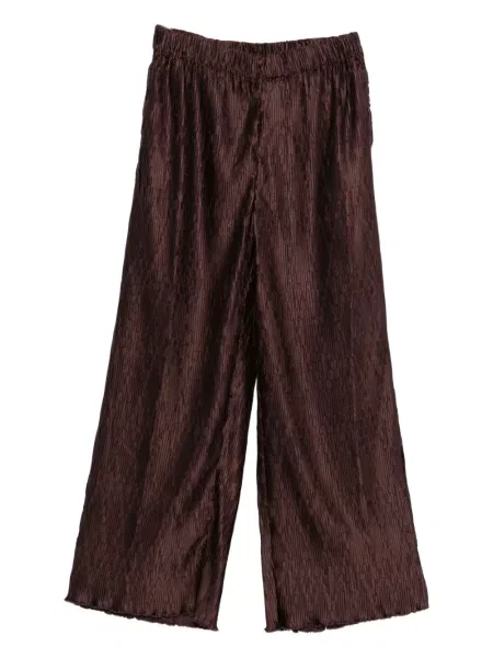Pantaloni By Malene Birger plisate maro