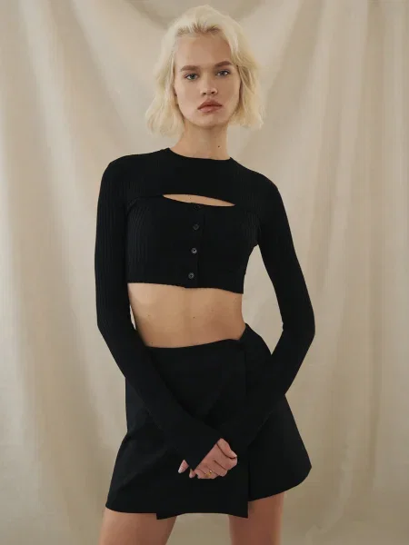 Kendall for ABOUT YOU Pulover Mary negru
