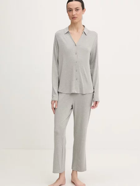 Calvin Klein Underwear piżama dwuczęściowa z modalem szara