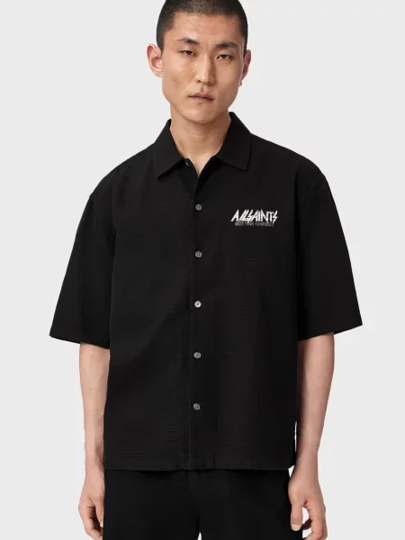 Рубашка Allsaints черная