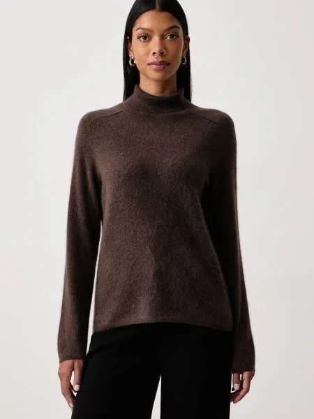 MM by Max Mara пуловер дамски от вълна MMLCARIOCA кафяво