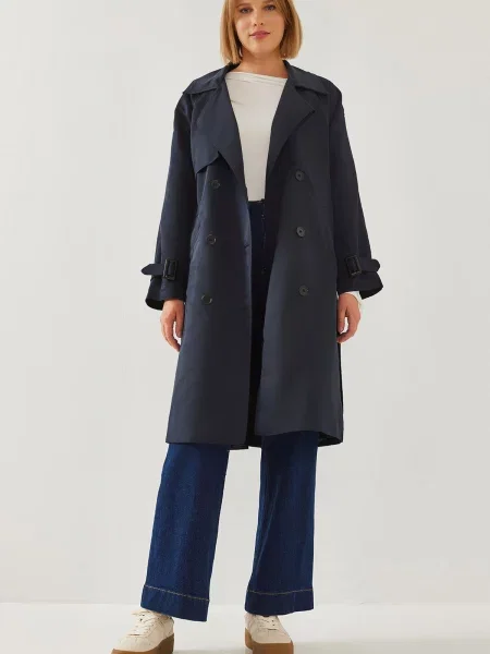 Palton Bianco Lucci albastru