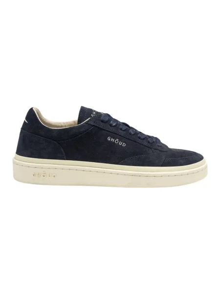 Sneakersy Ghoud skórzane niebieskie