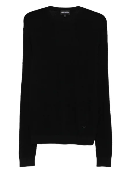 Pulover Emporio Armani de lână negru
