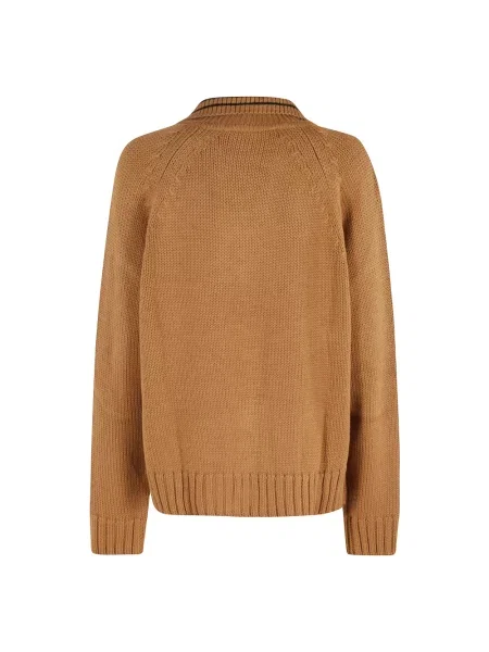 Lniany sweter Tela fioletowy