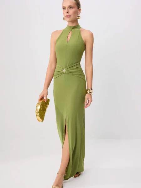 Trendyol Rochie de seară kiwi verde