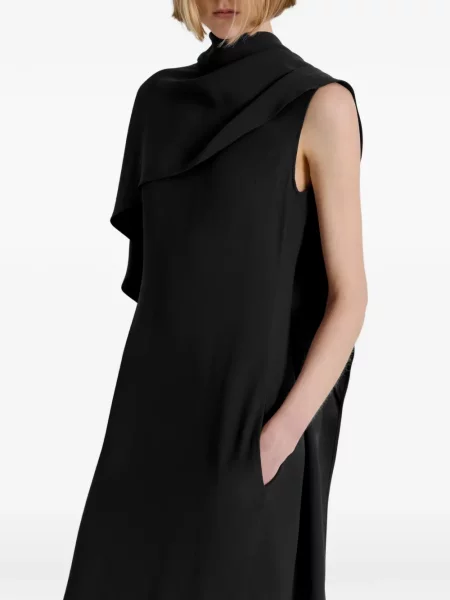 Rochie maxi Alberta Ferretti negru