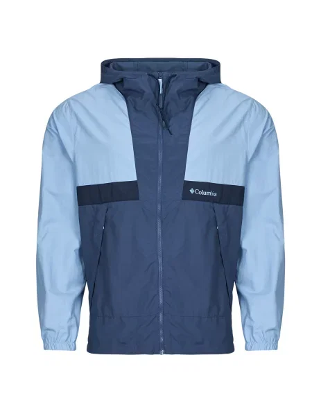 Vetrovka Columbia s kapuco modra