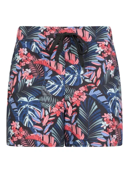 Patterned Stretch szorty do pływania Blue