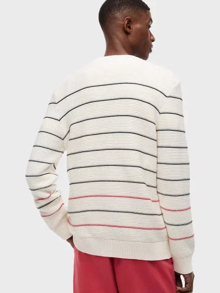 Свитер Tommy Jeans в полоску белый