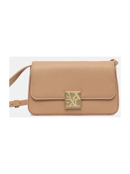 Torebka Armani Exchange beżowa