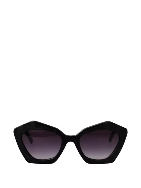 Ochelari de soare Karl Lagerfeld cu imprimeu geometric negru