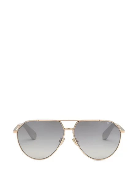 Ochelari de soare aviator Philipp Plein auriu