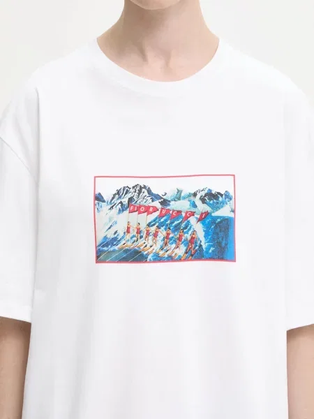 Футболка Fiorucci Winter Waterskiing Print Boxy