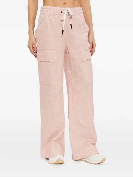 Шнур за пристягане карго панталони Moncler Grenoble розово