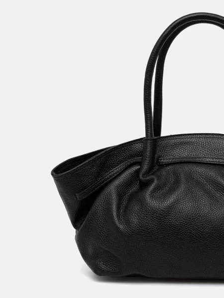 Кожаная сумка Answear.lab черная