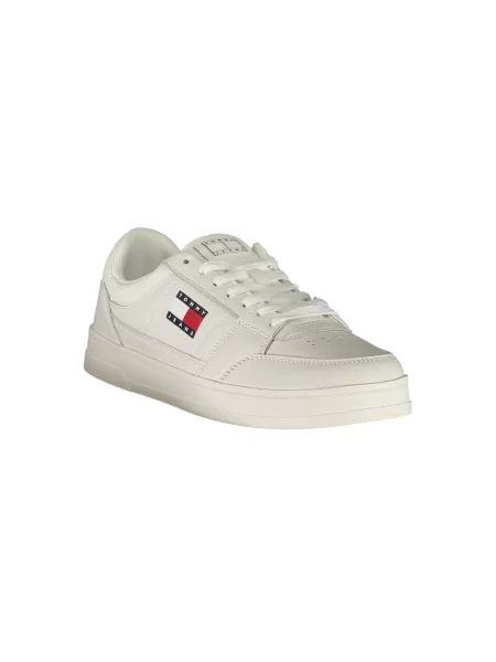 Tommy Jeans sneakersy skórzane TJM THE GREENWICH NEW ESS biały
