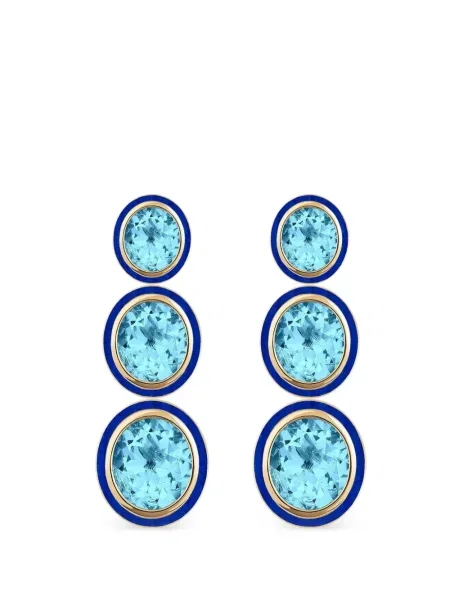 Обеци Goshwara синьо