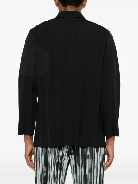 Πλισέ μπλέιζερ Homme Plissé Issey Miyake μαύρο