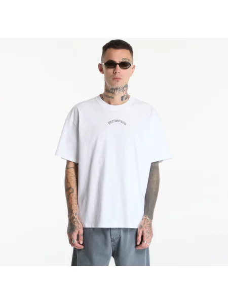 Tricou PLEASURES Athor T-Shirt White S alb