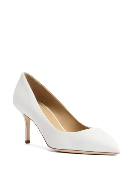 Pantofi cu toc Giuseppe Zanotti din piele alb