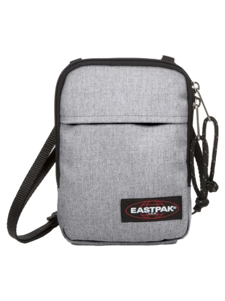 EASTPAK Taška cez rameno Buddy melírovaná / čierna / biela sivá